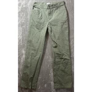 Christopher & Banks Jeans Womens 6 Green Mid Rise Straight Casual Western USA